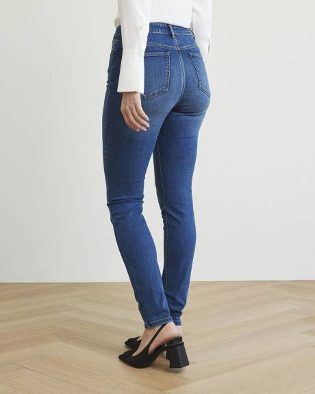 Medium Wash High-Rise Long Natalie Jegging