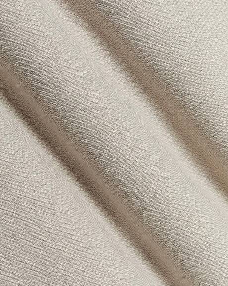 Manteau Trench en Serg&eacute; &agrave; Col Chemisier