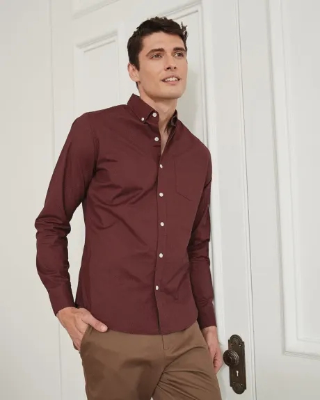 Tailored Fit Stretch Oxford Shirt