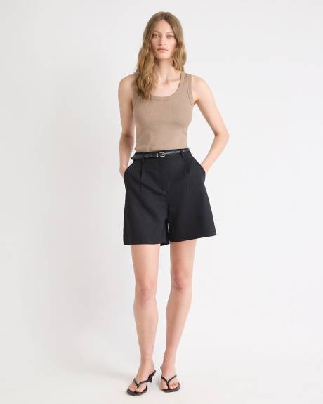 Scoop-Neck Cami with Wide Straps