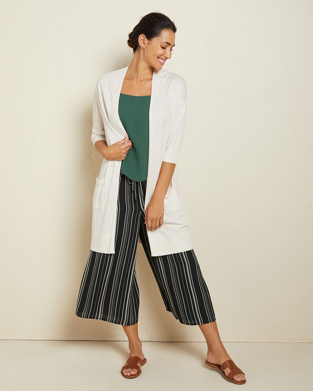 Light cashmerelike elbowlength sleeve cardigan RW&CO.