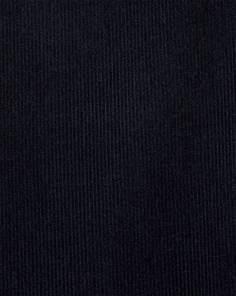 Chemise à Coupe Régulière en Velours Côtelé