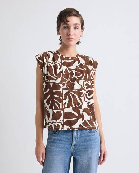 Camisole Classique &agrave; Col Rond