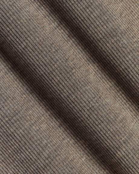 Robe c&ocirc;tel&eacute;e &agrave; manches longues et col montant - Thyme Maternit&eacute;