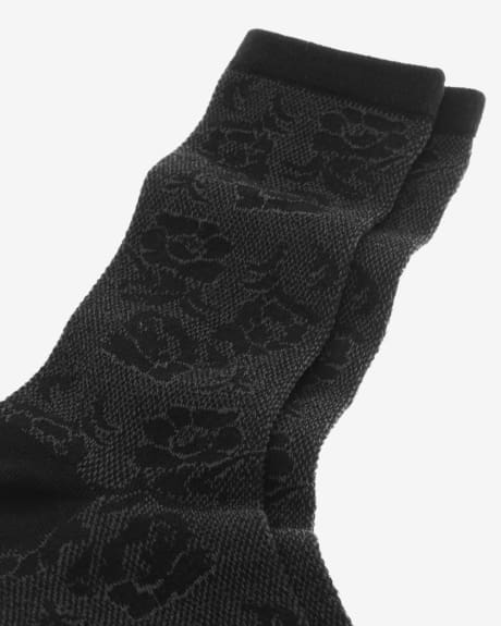 Women's Floral lace print socks | RW&CO.