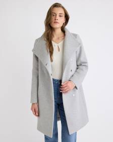 Manteau d'Hiver en Mélange de Laine avec Doublure en Polyfill