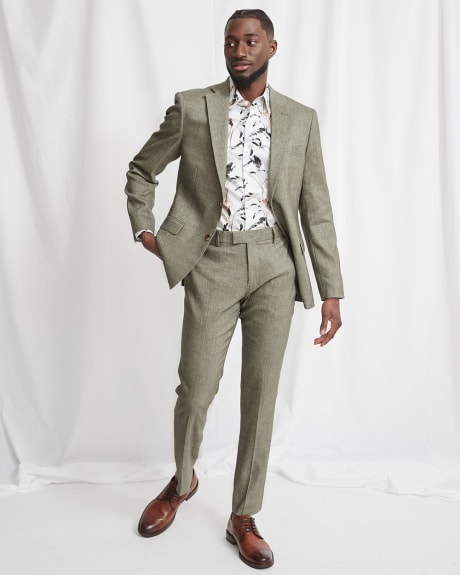 Linen-Blend Suit Blazer | RW&CO.