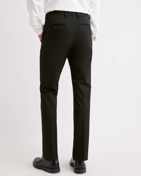 Black Slim Fit E-Tech Suit Pant