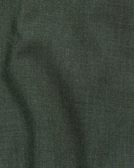 Pantalon de Complet Vert Foncé à Coupe Étroite