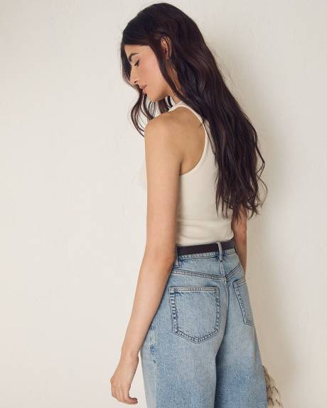 Haut Sans Manches &agrave; &Eacute;paule D&eacute;nud&eacute;e