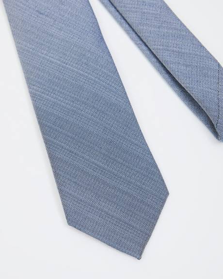 Denim-Like Regular Tie