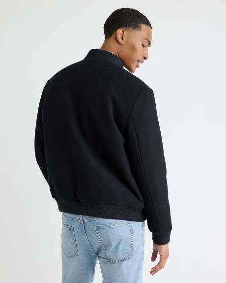 Wool-Blend Bomber Jacket