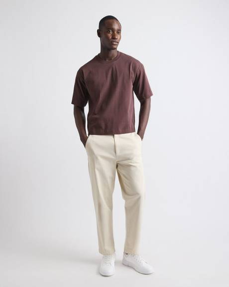 Pantalon Chino &agrave; Jambe Fusel&eacute;e