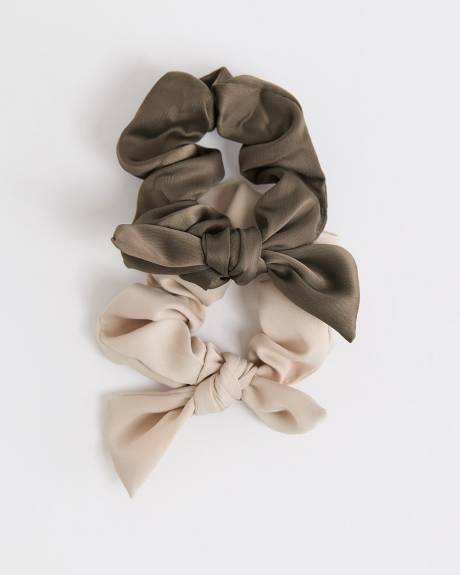 Bow Scrunchies - Set of 2