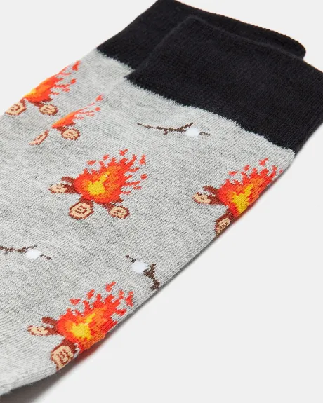 Camp Fire Socks