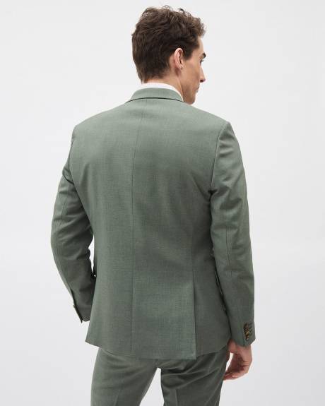 Slim-Fit Green Suit Blazer
