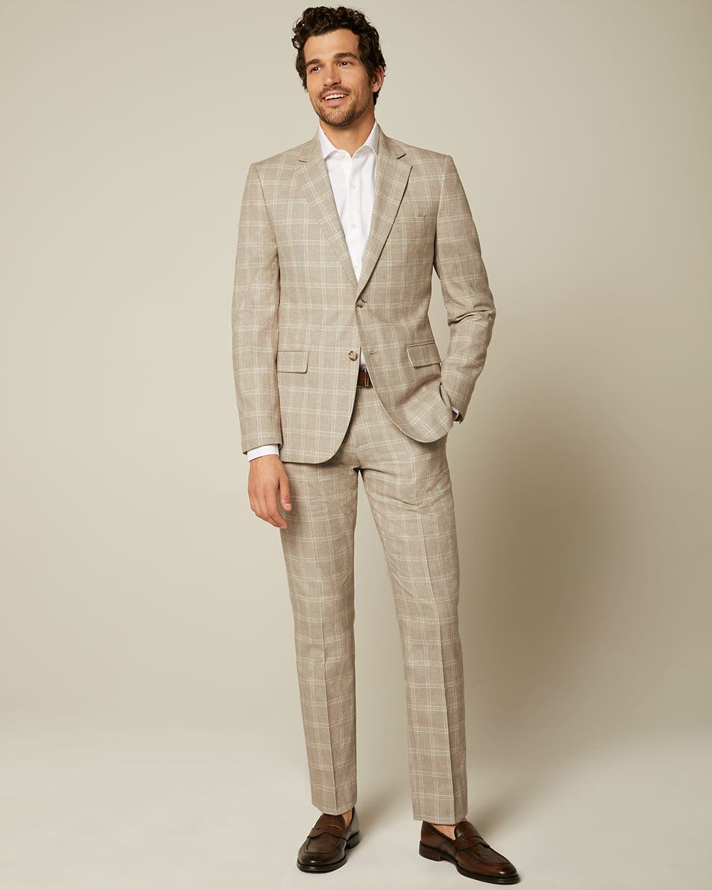 Tailored Fit Herringbone dress shirt RW&CO.