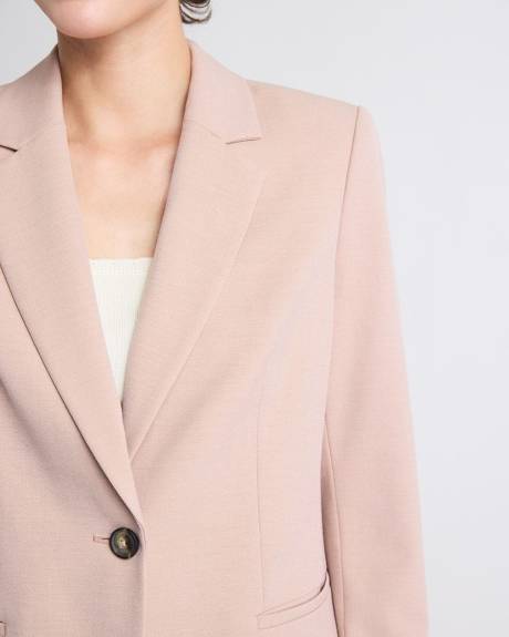 Pink Two-Button Blazer