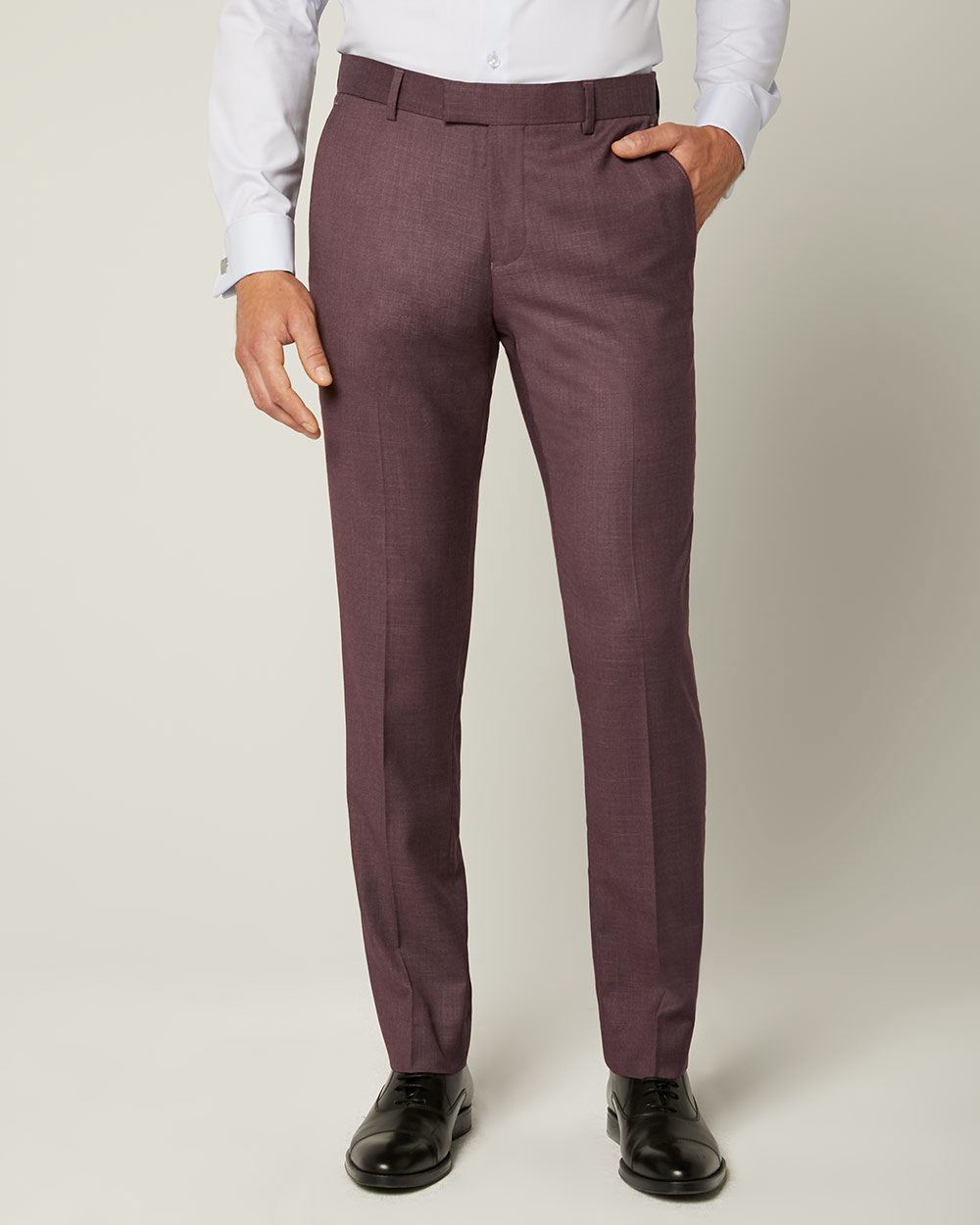 Slim Fit Light Eggplant Suit Pant RW&CO.