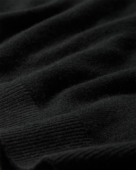 Long-Sleeve Mock-Neck Sweater