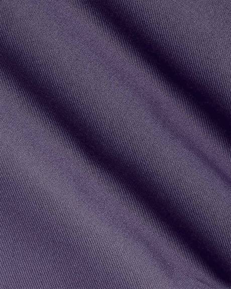 Slim-Fit Dark Violet Suit Pant