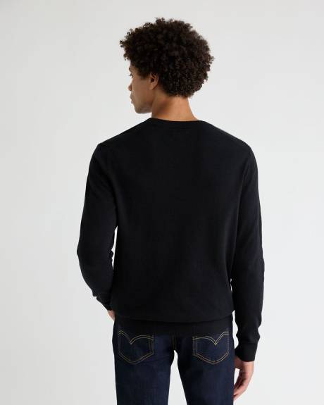 Long-Sleeve Crew-Neck Sweater