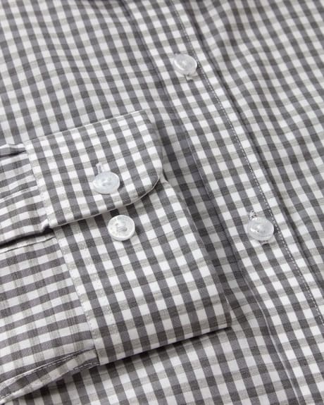 Regular fit dress shirt in two-tone gingham | RW&CO.