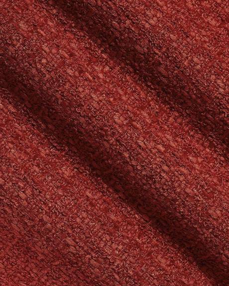 Cropped Tweed Bomber Jacket