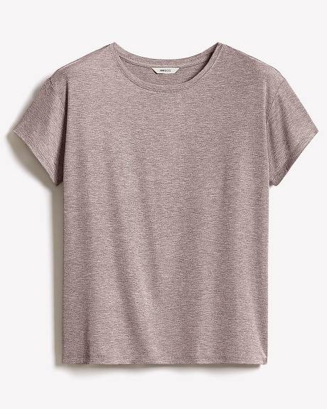 Silk-Blend Boxy Knit Top