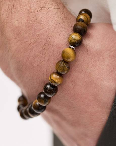 Tiger Eye Beaded Bracelet