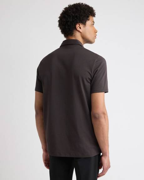 Polo à Manches Courtes en Coton Supima (R)