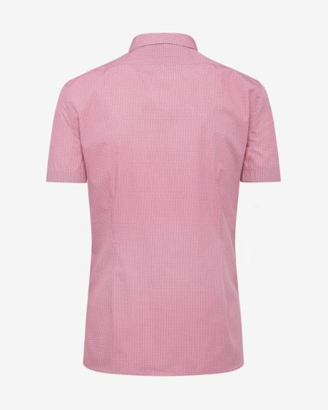 Short Sleeve Slim Fit Geo Print Shirt | RW&CO.