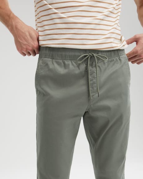 Pantalon Décontracté avec Taille Élastique à Cordon - 32"