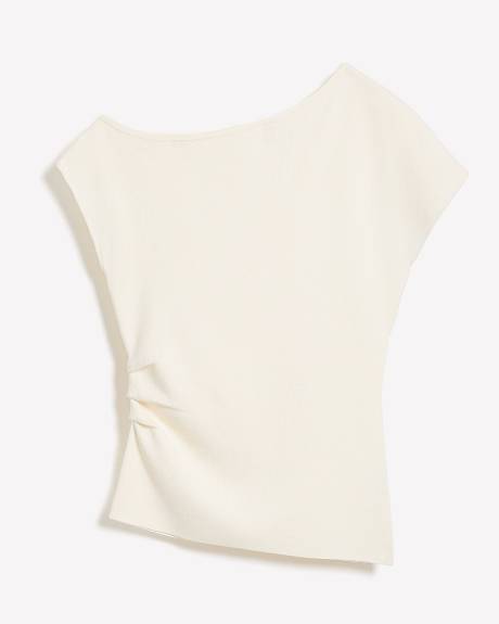 Pull Long Drapé Asymétrique