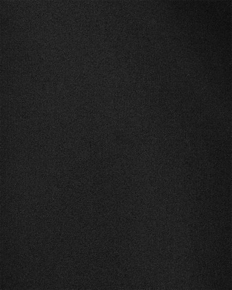 Limitless Black Mid-Rise Flare-Leg Ankle Pant