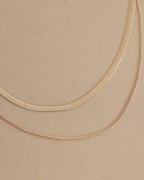 Short Double-Chain Necklace