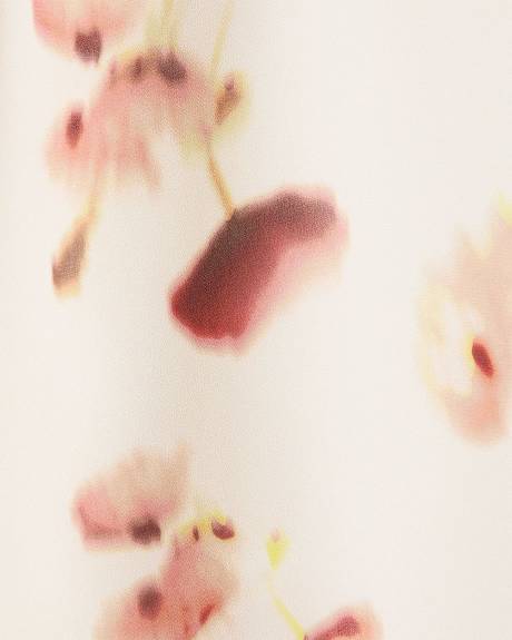 Blouse &agrave; Manches Tr&egrave;s Courtes et Col Rond