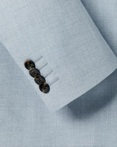 Veston de Complet à Coupe Étroite en Tissu Technique
