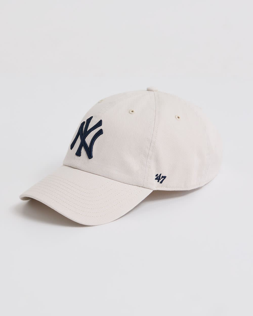 Beige NY Yankees Classic '47 Clean Up Cap