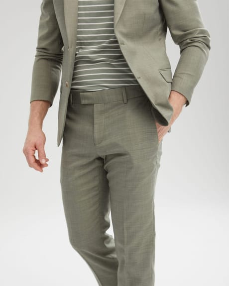 Slim Fit Soft Moss Suit Pant