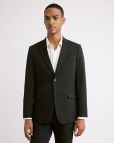 Black Slim Fit E-Tech Blazer