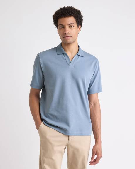 Solid Short-Sleeve Polo
