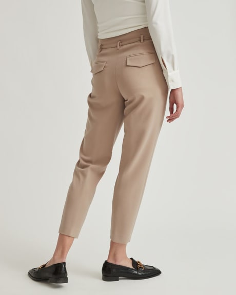 High-Waist Tapered Leg Ankle Pant - 28''