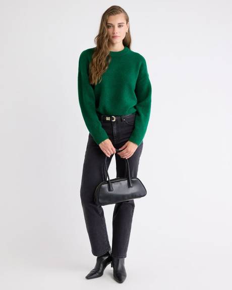 Pull Ample à Manches Longues et Col Rond