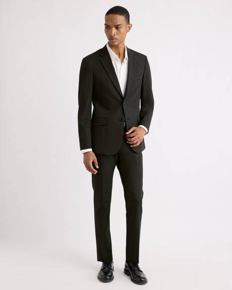 Black Slim Fit E-Tech Blazer