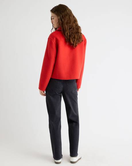 Wool-Blend Double-Face Worker Jacket