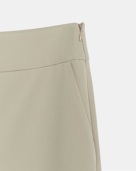 Pantalon Taille Haute à Jambe Large