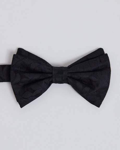 Tonal Floral Bow Tie