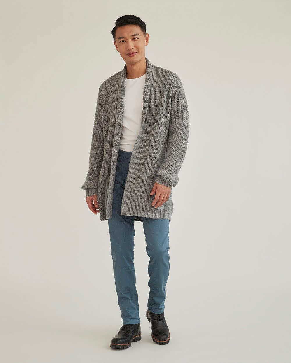 Buttonless Chunky Knit Cardigan RW&CO.