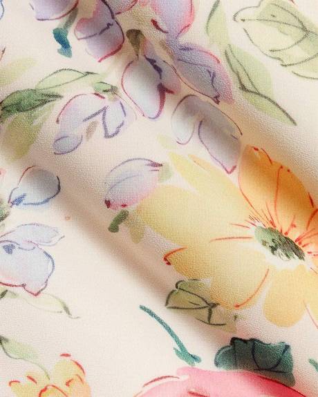 Sleeveless Midi Cocktail Dress with Cape